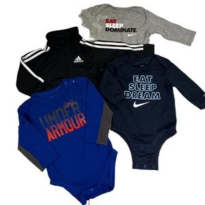 6-9 Month Under Armour Nike ADIDAS boys lot